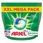 Ariel All In One Washing Liquid Pods Original 51 Washes