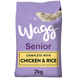 Wagg Complete Dry Senior Dog Food with Chicken and Rice 2kg