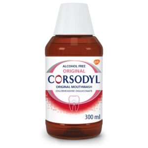 Corsodyl Original Medicated Mouthwash Alcohol Free 300Ml