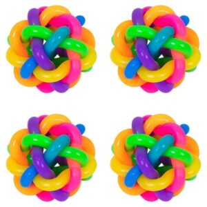 Colour Weave Bouncy Balls 4 Pack