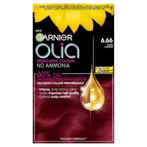 Garnier Olia 666 Vivid Garnet Red Permanent Hair Dye