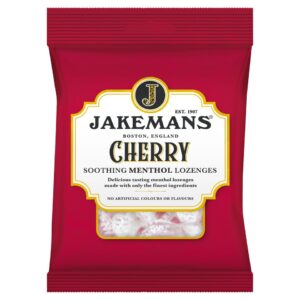 Jakemans Cherry Soothing Menthol Lozenges 160G