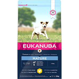 Eukanuba Small Breed Dry Mature Dog Food Chicken 2kg