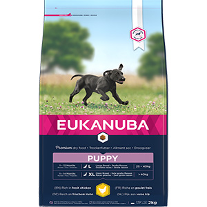 Eukanuba Large Breed Dry Puppy Food Chicken 2kg