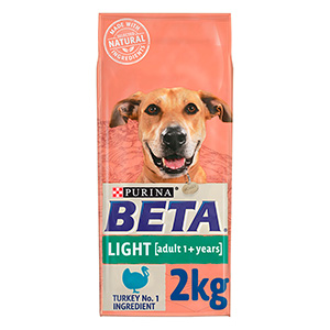 BETA Light Dry Dog Food Turkey 2kg