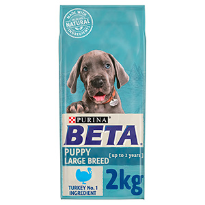 BETA Puppy Large Breed Dry Food Turkey 2kg