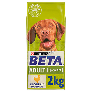 Beta Adult Dry Dog Food Chicken 2kg