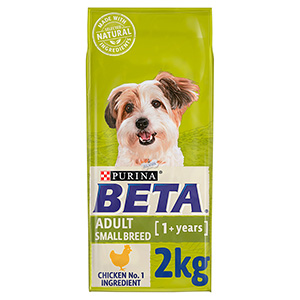 BETA Adult Small Breed Dry Dog Food Chicken 2kg