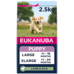 Eukanuba Large Breed Dry Puppy Dog Food Lamb and Rice 2.5kg
