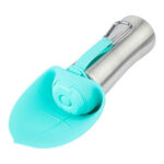 3 Peaks Dog Water Bottle Stainless Steel Turquoise
