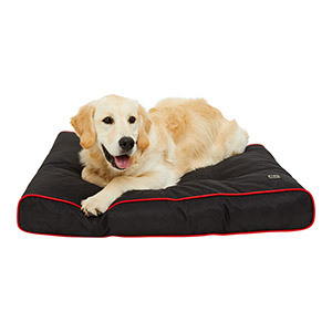 3 Peaks Gusset Dog Mattress Black