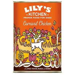 Lily's Kitchen Carnival Wet Adult Dog Food Chicken 400g Tin