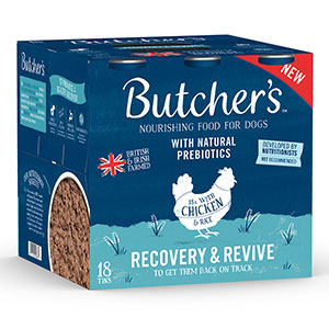 Butcher's Recovery and Revive Wet Adult Dog Food Chicken 18x390g Cans