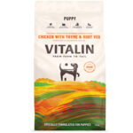Vitalin Dry Puppy Dog Food Chicken with Vegetables & Thyme 12kg