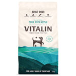 Vitalin Dry Adult Dog Food Pork with Apple 12kg