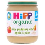 Hipp Organic Rice Pudding With Apple & Pear 7+Mth 160G