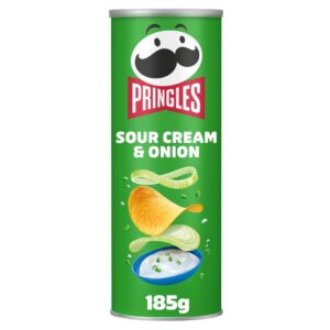 Pringles Sour Cream & Onion Sharing Crisps 185g