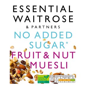 Waitrose Essential Fruit & Nut Muesli 1kg