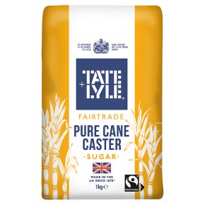 Tate & Lyle Fairtrade Cane Sugar Caster Sugar 1kg