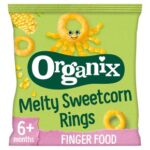 Organix Melty Sweetcorn Rings 20g