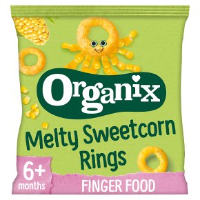 Organix Melty Sweetcorn Rings 20g