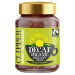 Clipper Fairtrade Organic Decaf Instant Coffee 100g