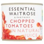Waitrose Essential Chopped Tomatoes in Natural Juice 227g