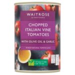 Waitrose chopped tomatoes, olive oil & garlic