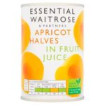 Waitrose Essential Apricot Halves in Fruit Juice