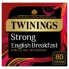 Twinings Strong English Breakfast Tea Bags 80