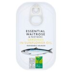 Waitrose Essential Sardines in Sunflower Oil