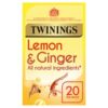 Twinings Lemon and Ginger Fruit Tea Bags 20