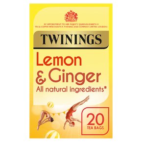 Twinings Lemon and Ginger Fruit Tea Bags 20