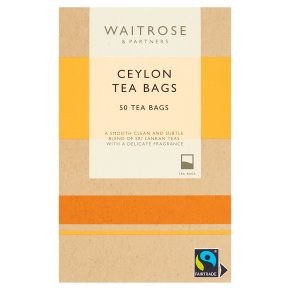 Waitrose Ceylon Tea 50 Tea Bags