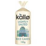 Kallo Rice Cakes Lightly Salted Wholegrain Low Fat