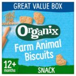 Organix Farm Animal Toddler Biscuits 100g