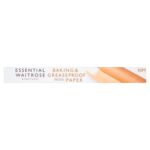 Waitrose Essential Baking Parchment/ Greaseproof Paper