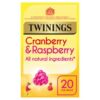 Twinings Cranberry and Raspberry Fruit Tea Bags 20