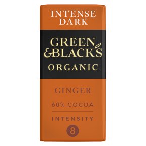 Green & Black's Organic Ginger Dark Chocolate Bar 90g