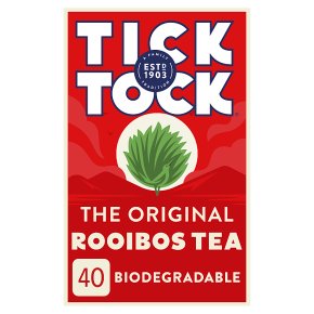 Tick Tock Original Rooibos Tea 40 Tea Bags 90g