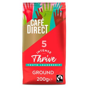 CaféDirect Fairtrade Thrive Intense Roast Ground Coffee 200g