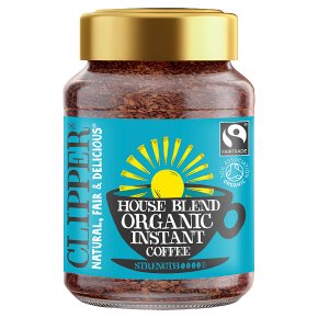 Clipper Fairtrade Organic House Blend Instant Coffee 100g