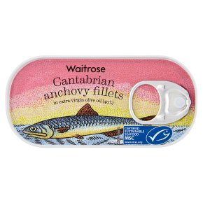 Waitrose Anchovy Fillets in Extra Virgin Olive Oil