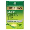 Twinings Pure Green Tea Decaffeinated Tea Bags 20