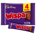 Cadbury Wispa Chocolate Bar Multipack 4 pack