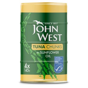 John West MSC Tuna Chunks in Sunflower Oil