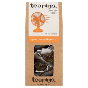 Teapigs Grean Tea with Peach 15 Tea Temples