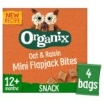 Organix Oat & Raisin Mini Flapjack Bites