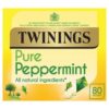 Twinings Pure Peppermint Herbal Tea Bags 80