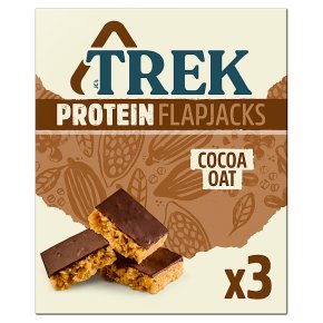 Trek Cocoa Oat 3 Protein Flapjacks 3 x 50g